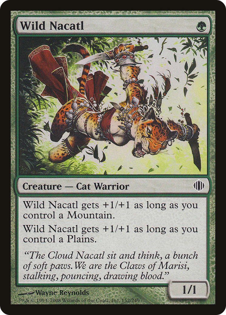 Wild Nacatl (ALA-152) - Shards of Alara Foil