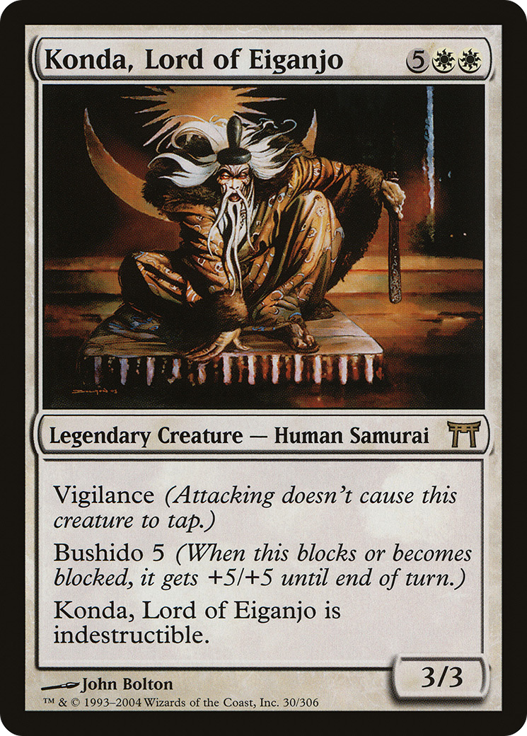 Konda, Lord of Eiganjo (CHK-030) - Champions of Kamigawa Foil