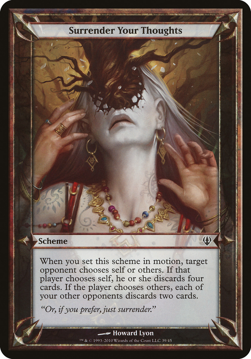 Surrender Your Thoughts (OVER-39★) - Archenemy Schemes