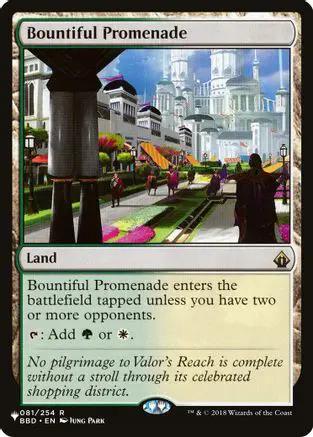Bountiful Promenade (LIST-081/254) - The List Reprints