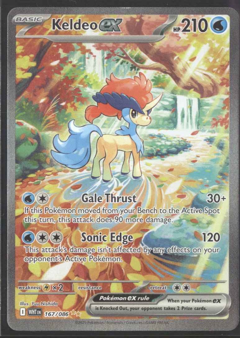 SV: White Flare Keldeo ex #167/086