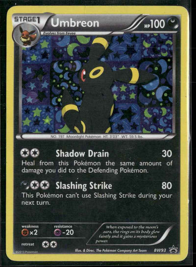 Black and White Promos Umbreon #BW93 Damaged
