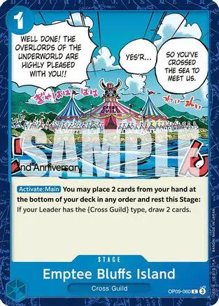 Emptee Bluffs Island (OP09-060) - Emperors in the New World: 2nd Anniversary Tournament Cards