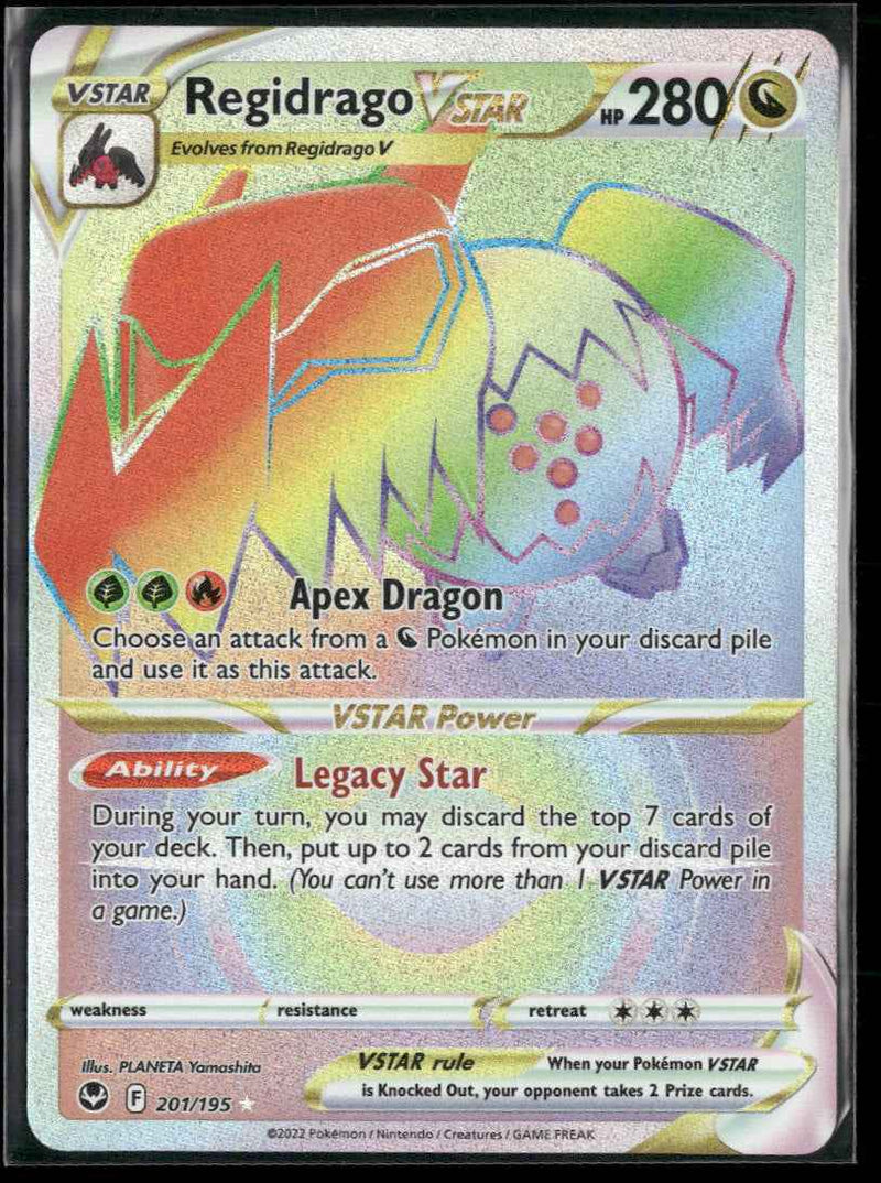 SWSH12: Silver Tempest Regidrago VSTAR (Secret) #201/195