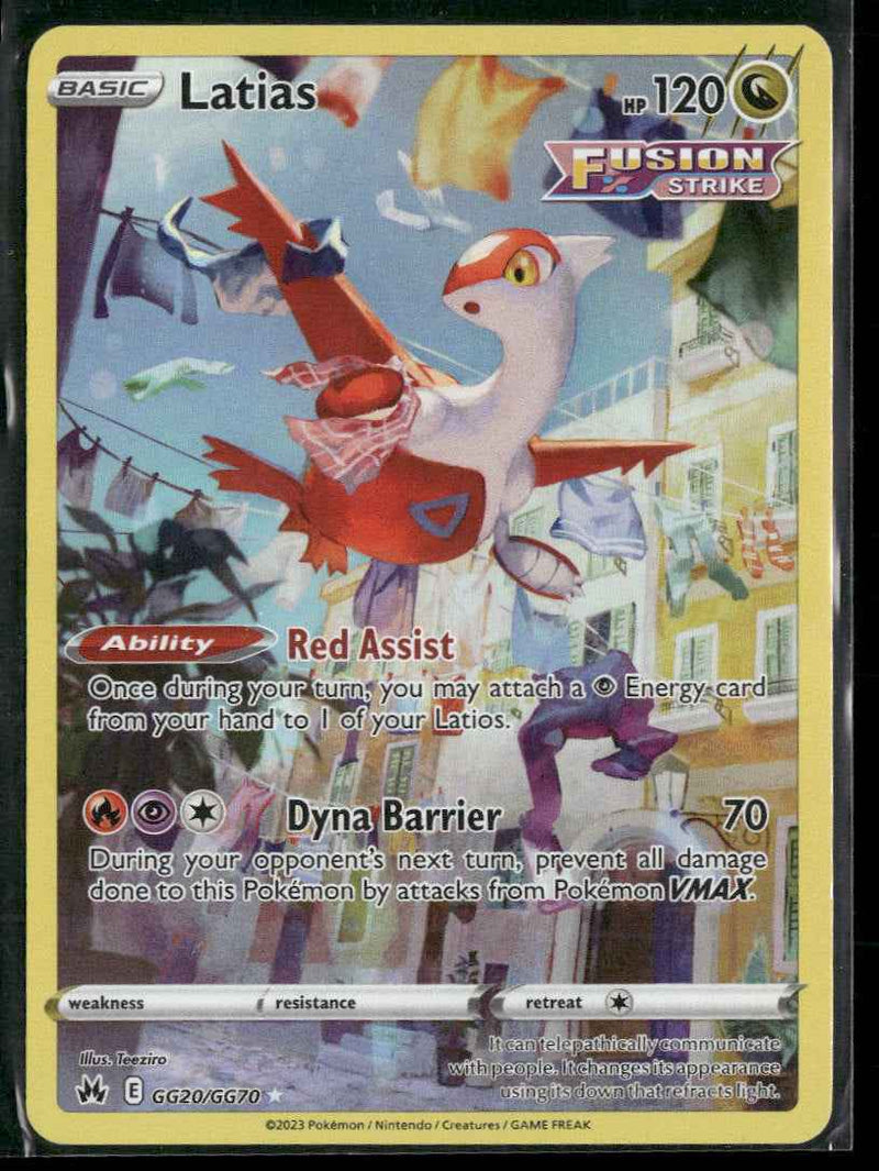 SWSH: Crown Zenith: Galarian Gallery Latias #GG20/GG70