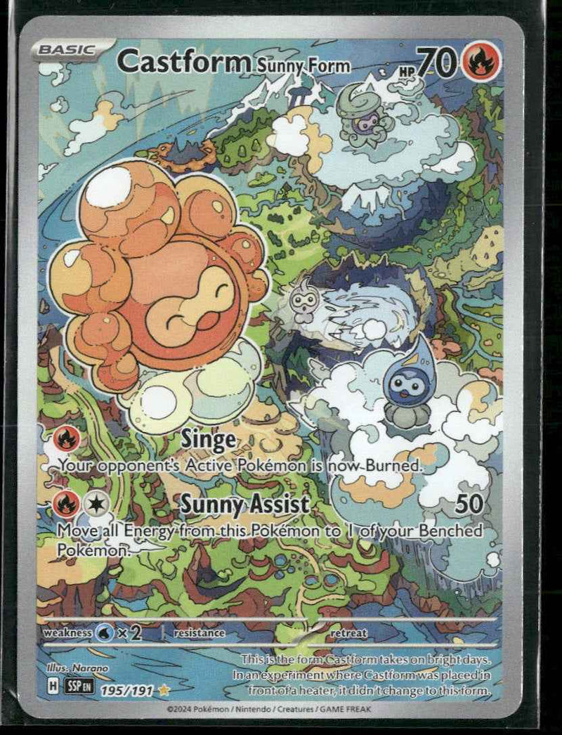 SV08: Surging Sparks Castform Sunny Form #195/191
