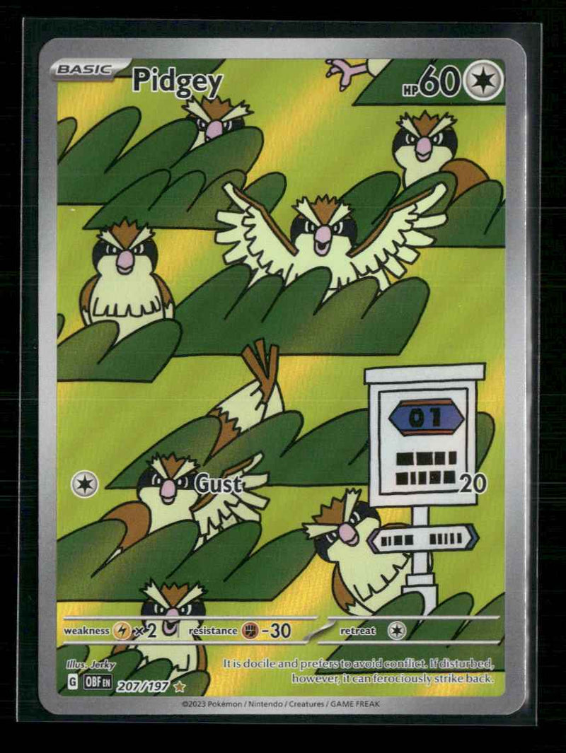 SV03: Obsidian Flames Pidgey #207/197
