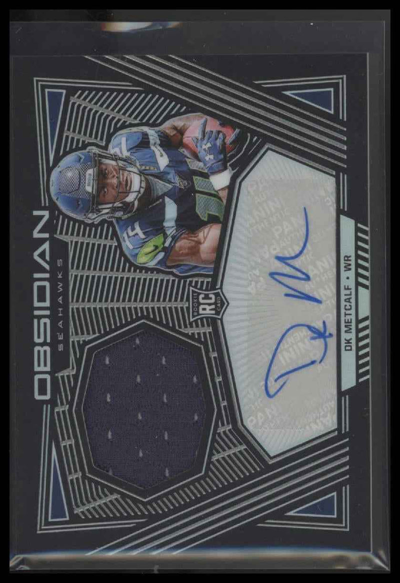 2019 Panini Obsidian Rookie Jersey Autos DK Metcalf #/150 Auto #RJA-DKM