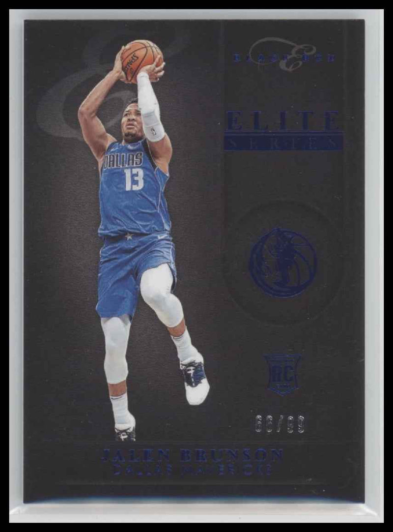 2018-19 Panini Chronicles Elite Black Box Blue #/99 Jalen Brunson #306