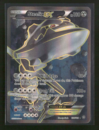 XY - Steam Siege Steelix EX (Full Art) #108/114