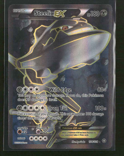 XY - Steam Siege Steelix EX (Full Art) #108/114