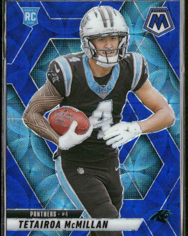 2025 Panini Mosaic Blue Scope Tetairoa McMillan Rookie #309