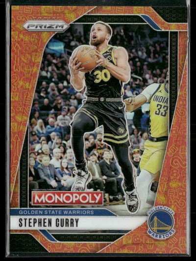 2024-25 Panini Monopoly Classic Icons Orange Prizm #/1499 Stephen Curry #83