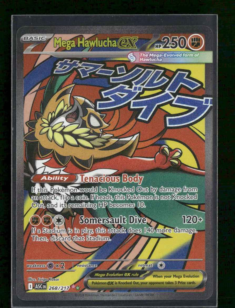 ME: Ascended Heroes Mega Hawlucha ex #268/217