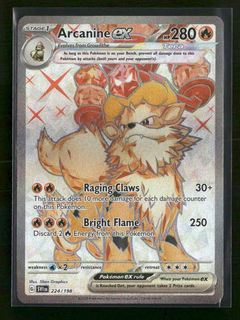 SV01: Scarlet & Violet Base Set Arcanine ex #224/198