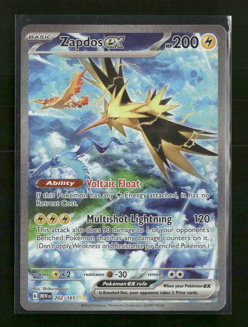 SV: Scarlet & Violet 151 Zapdos ex #202/165