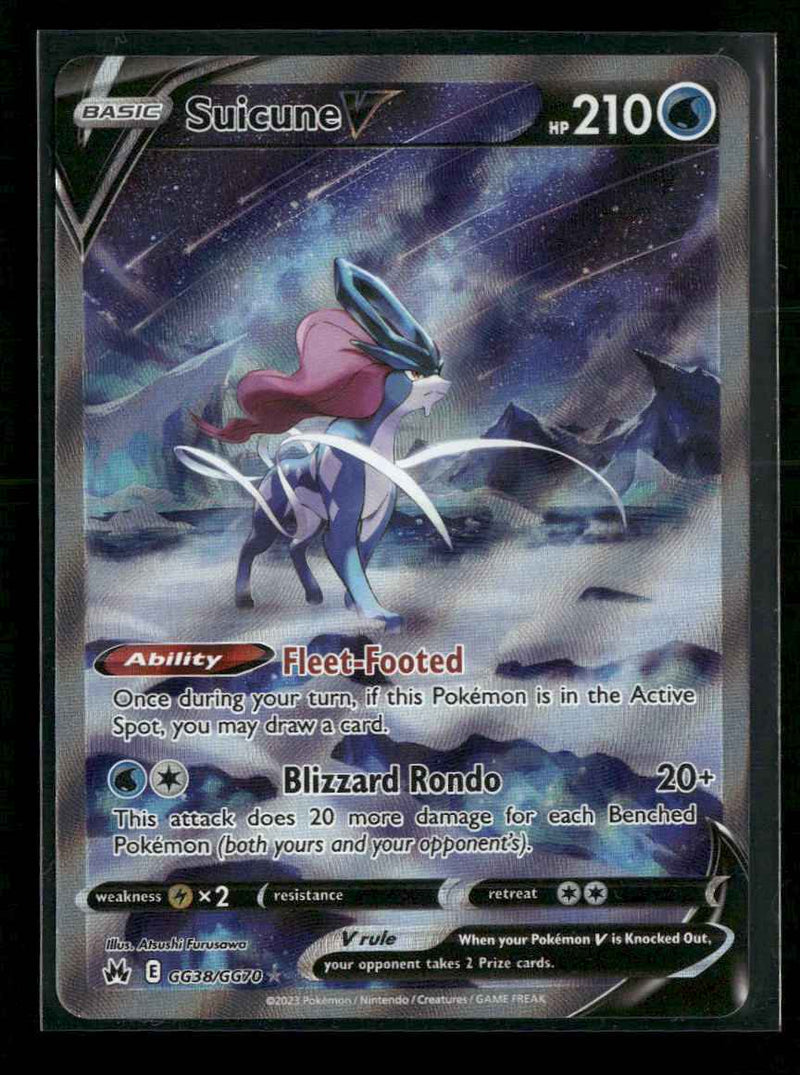 SWSH: Crown Zenith: Galarian Gallery Suicune V #GG38/GG70