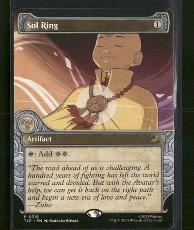 Avatar: The Last Airbender: Eternal-Legal Sol Ring (Showcase) #316