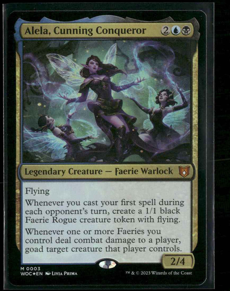 Commander: Wilds of Eldraine Alela, Cunning Conqueror Foil #3
