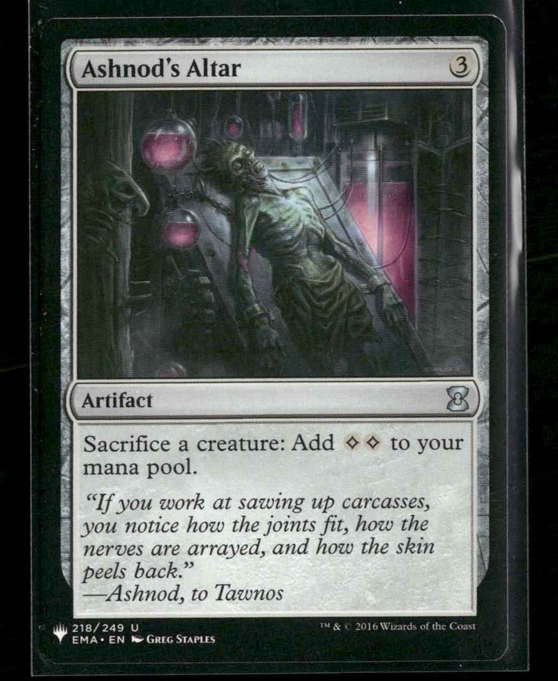 The List Reprints Ashnod's Altar #218