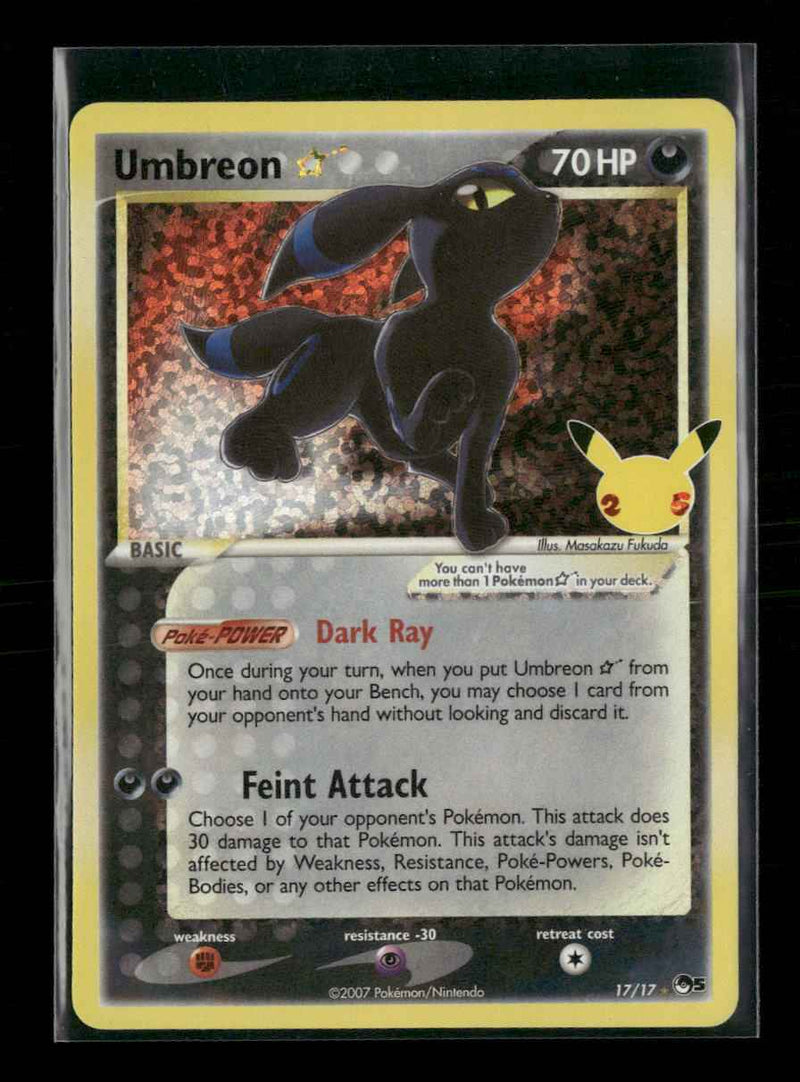 Celebrations: Classic Collection Umbreon Star #17/17