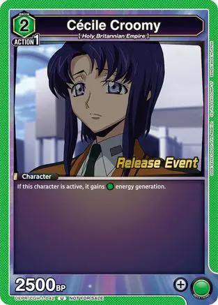 Cecile Croomy (UEPR/CGH-1-042) - UE04BT CODE GEASS Lelouch of the Rebellion Release Event Cards