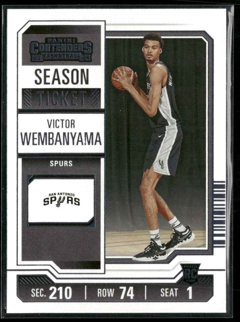 2023-24 Panini Contenders Season Ticket Retail Victor Wembanyama Rookie #11