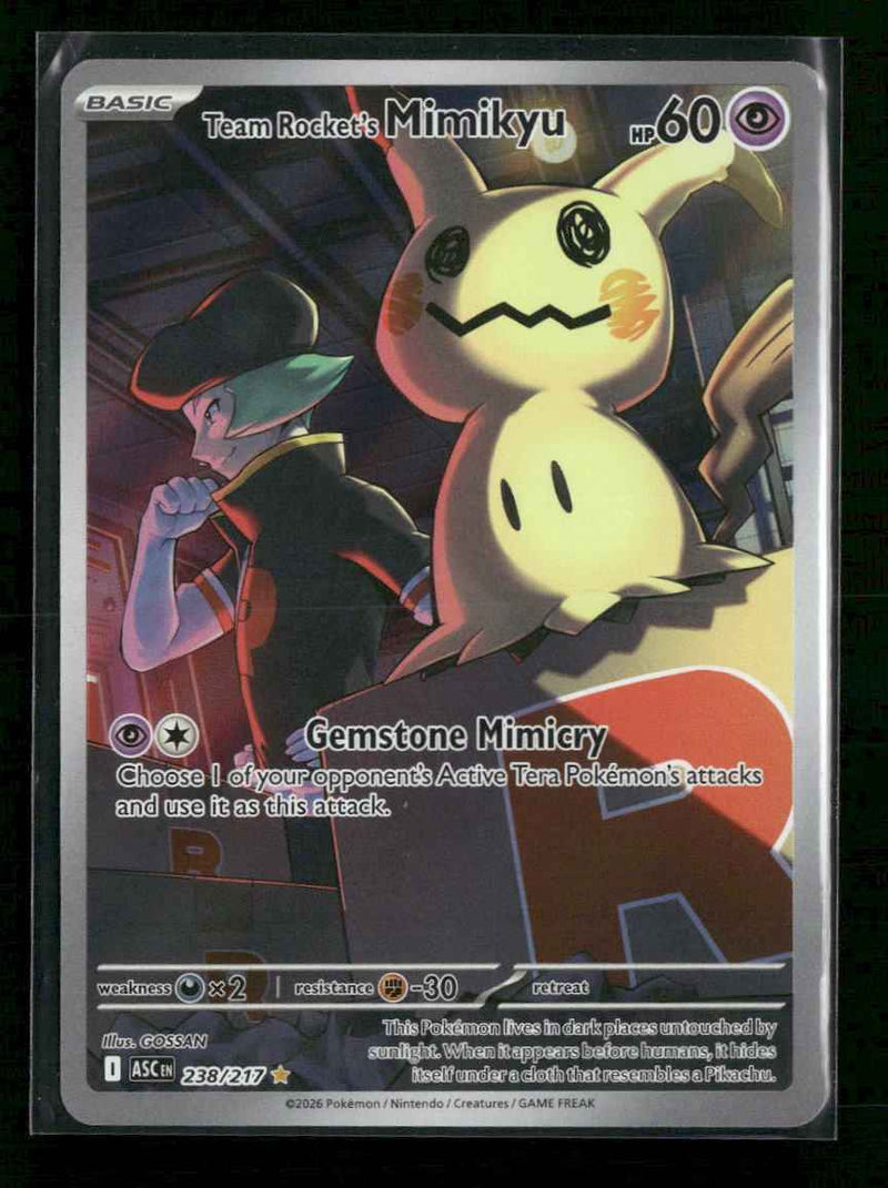 ME: Ascended Heroes Team Rocket's Mimikyu #238/217