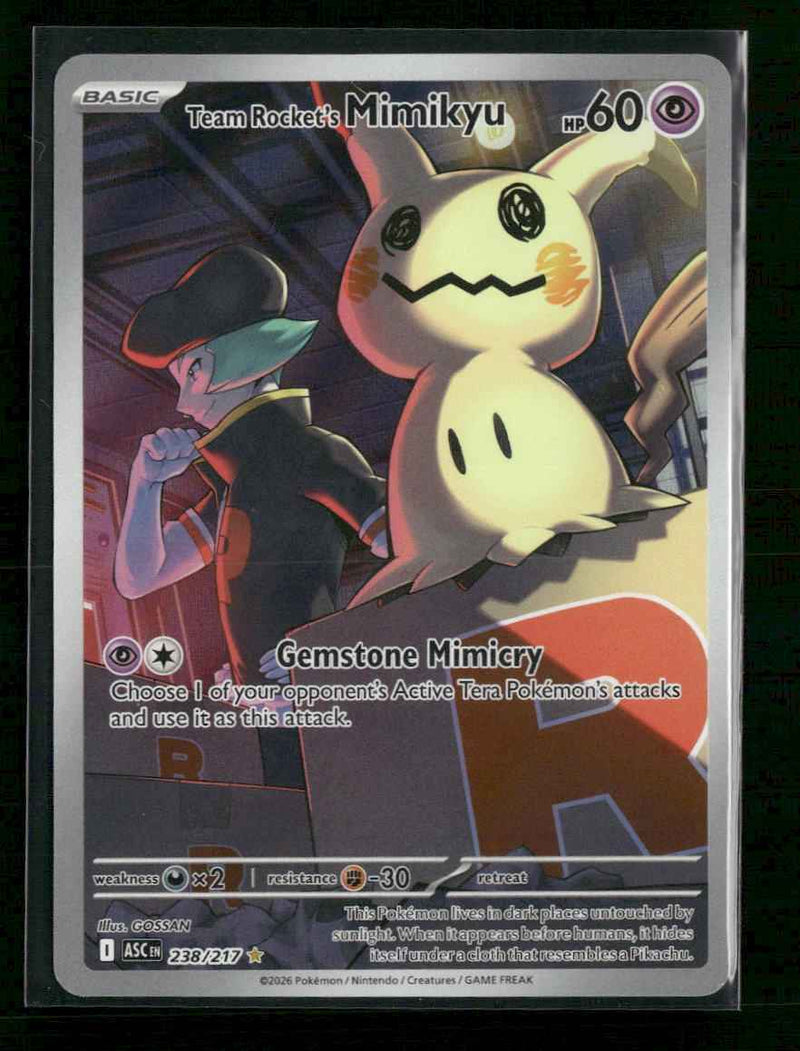 ME: Ascended Heroes Team Rocket's Mimikyu #238/217
