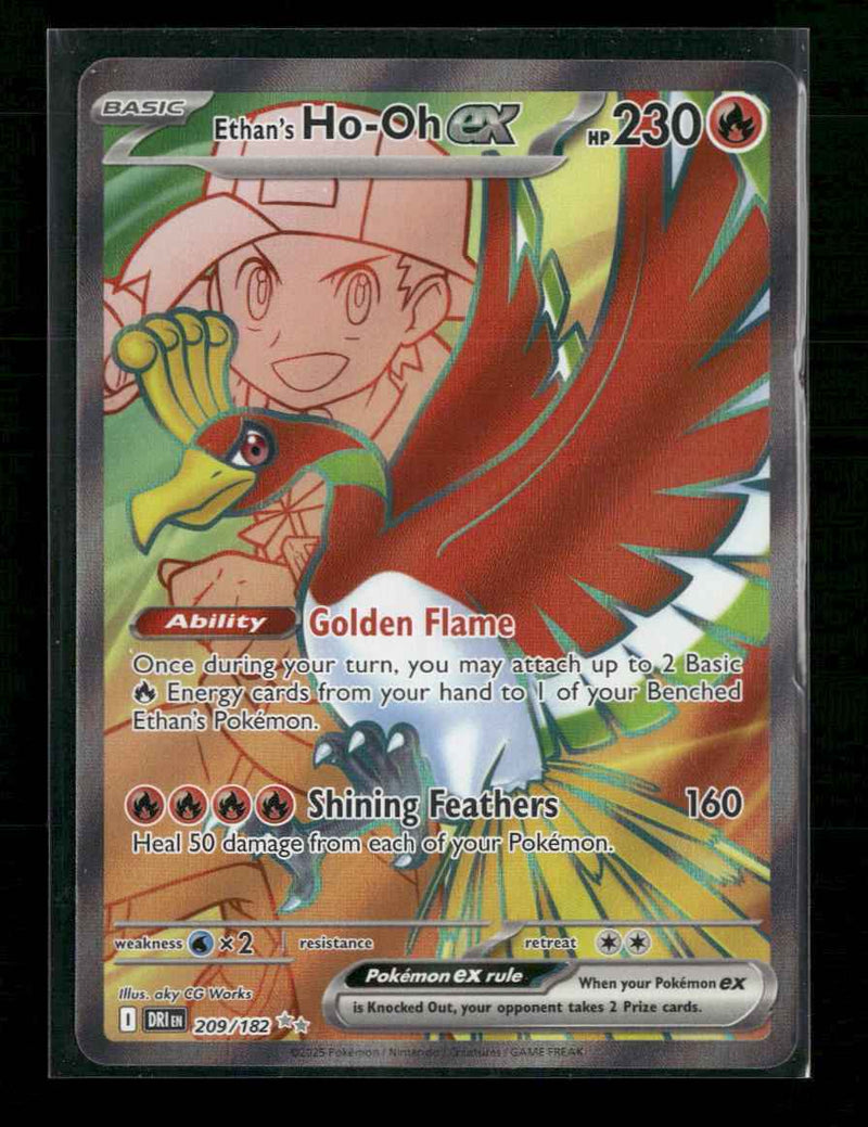 SV10: Destined Rivals Ethan's Ho-Oh ex #209/182