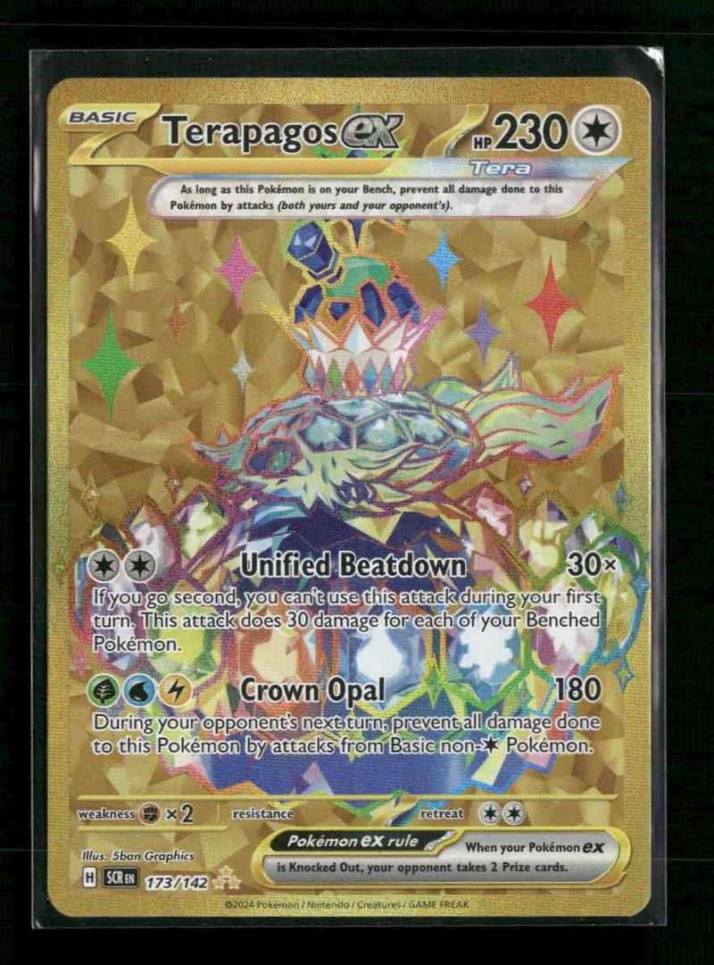 SV07: Stellar Crown Terapagos ex #173/142