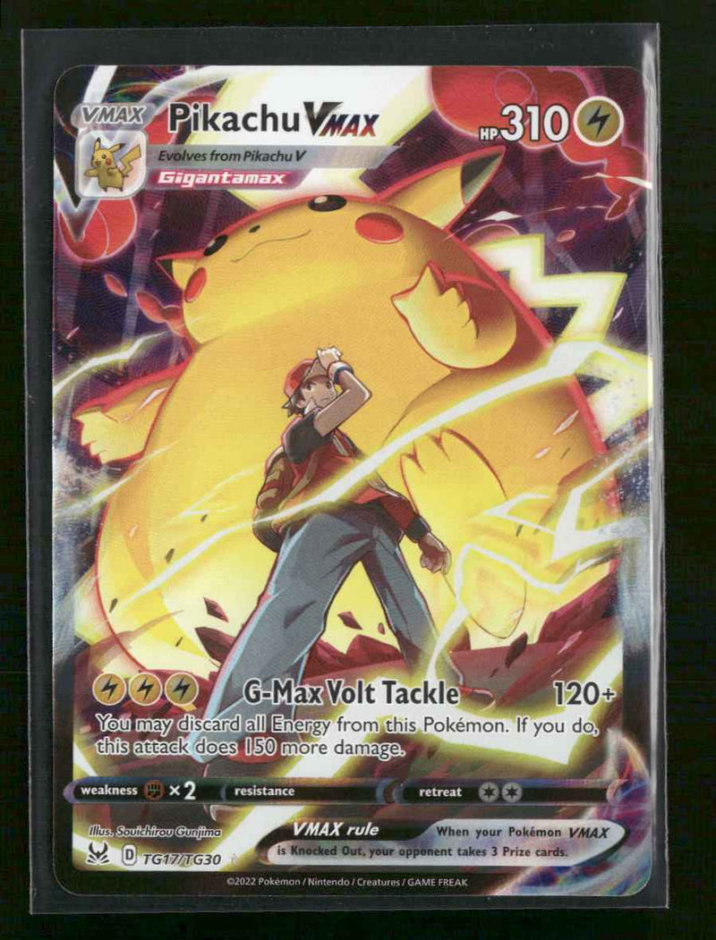 SWSH11: Lost Origin Trainer Gallery Pikachu VMAX #TG17/TG30