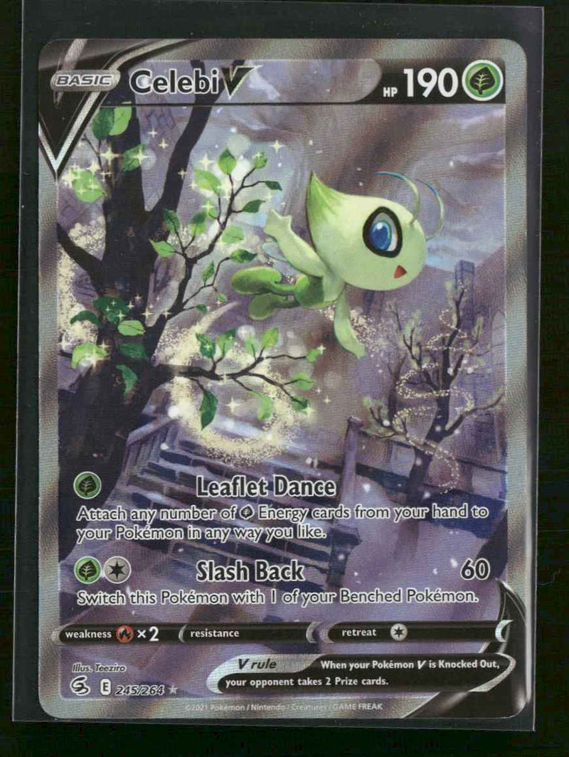 SWSH08: Fusion Strike Celebi V (Alternate Full Art) #245/264