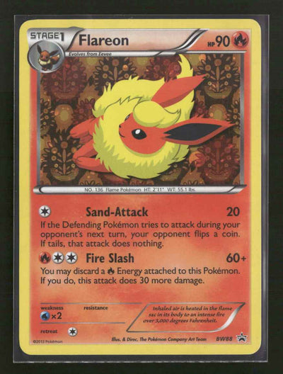 Black and White Promos Flareon #BW88