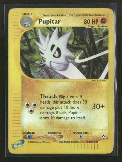 Aquapolis Pupitar Reverse Holo #056/147