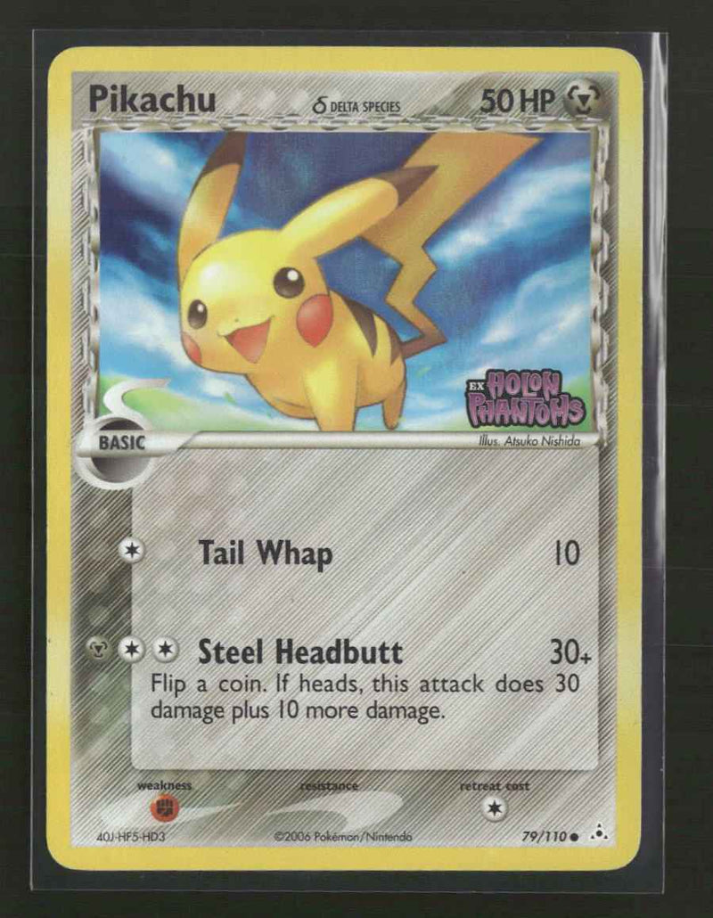 Holon Phantoms Pikachu (Delta Species) Reverse Holo #79/110
