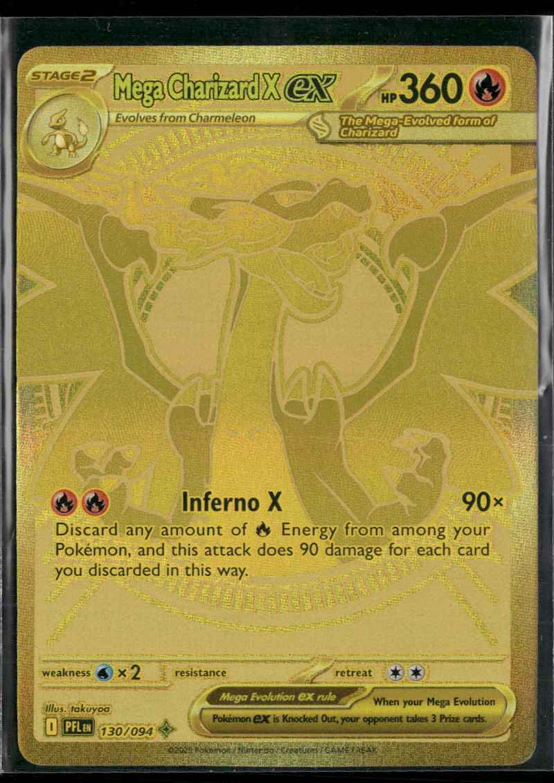 ME02: Phantasmal Flames Mega Charizard X ex #130/094