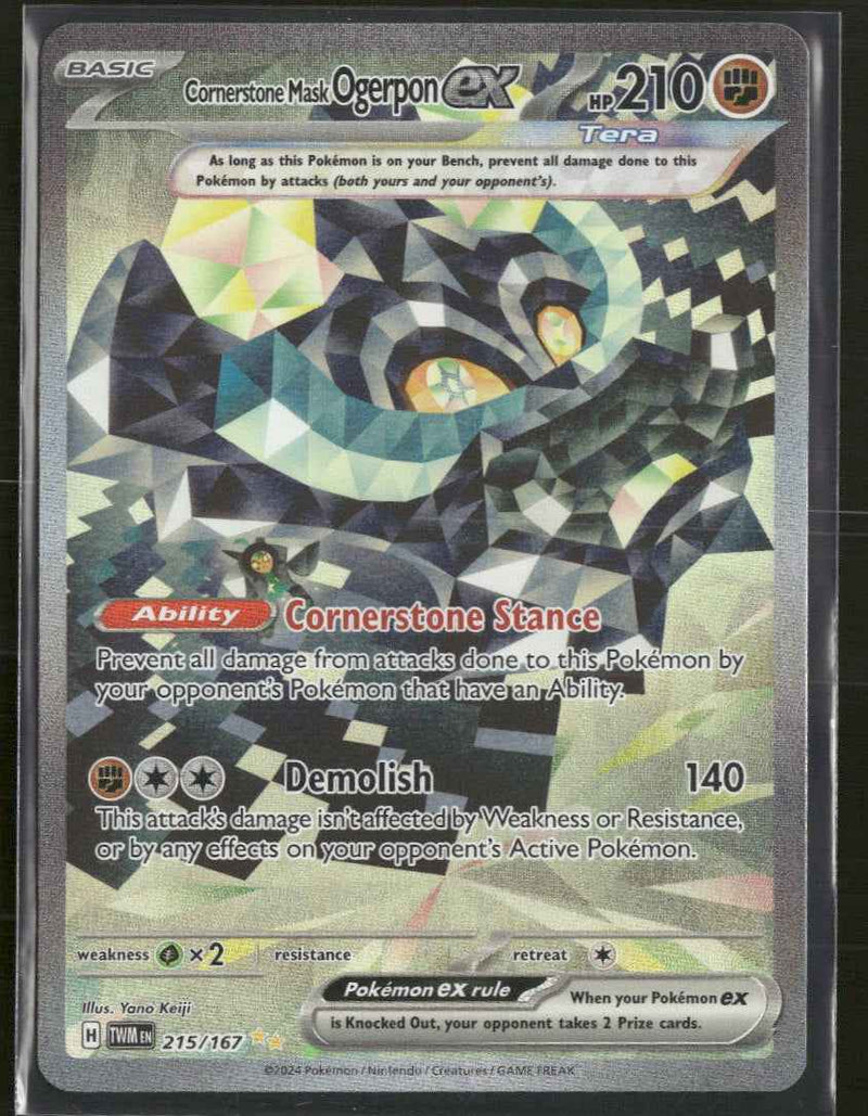 SV06: Twilight Masquerade Cornerstone Mask Ogerpon ex #215/167
