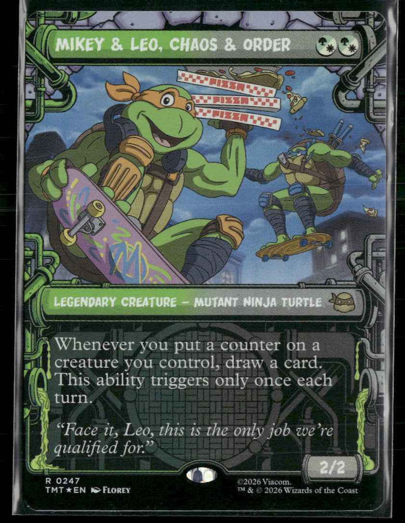 Teenage Mutant Ninja Turtles Mikey & Leo, Chaos & Order (Showcase) #247