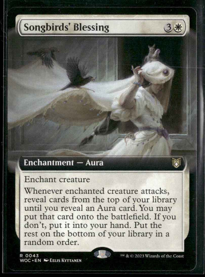 Commander: Wilds of Eldraine Songbirds' Blessing (Extended Art) #43