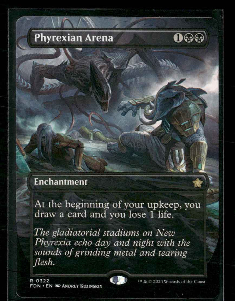 Foundations Phyrexian Arena (Borderless) #322