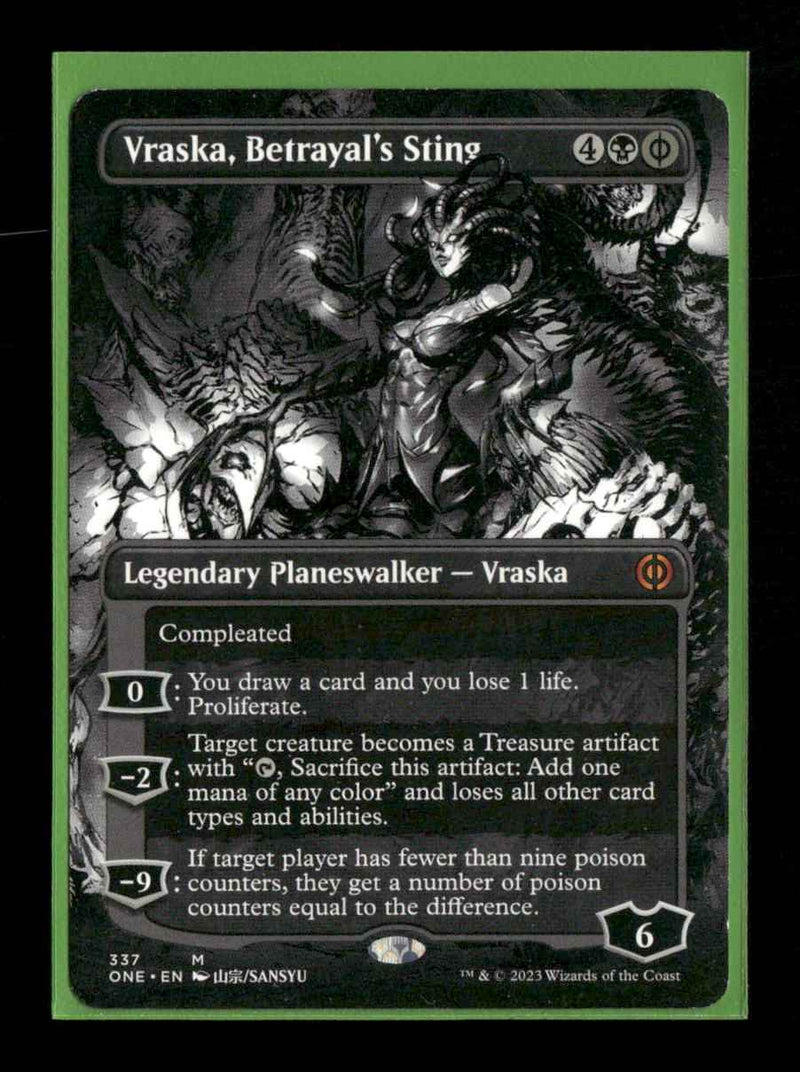Phyrexia: All Will Be One Vraska, Betrayal's Sting (Borderless) #337