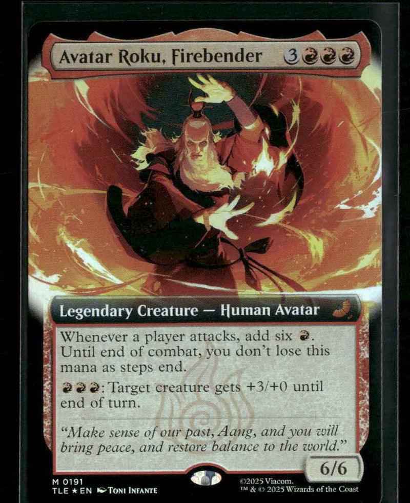 The Last Airbender: Eternal-Legal Avatar Roku, Firebender (Extended Art) #191