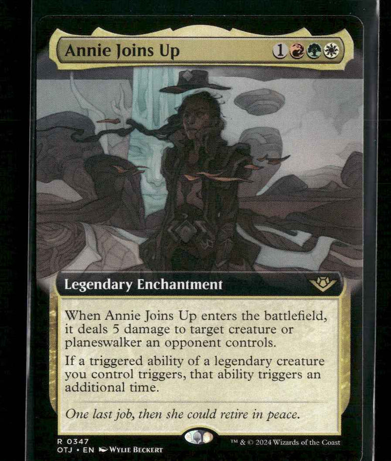 Outlaws of Thunder Junction Annie Joins Up (Extended Art) #347