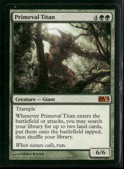Magic 2012 (M12) Primeval Titan #188