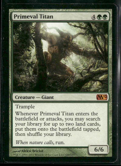 Magic 2012 (M12) Primeval Titan #188