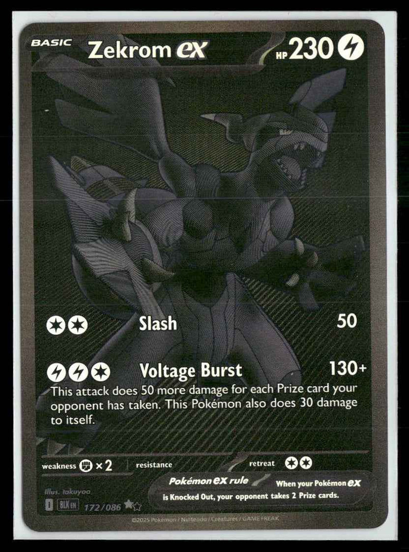 SV: Black Bolt Zekrom ex #172/086