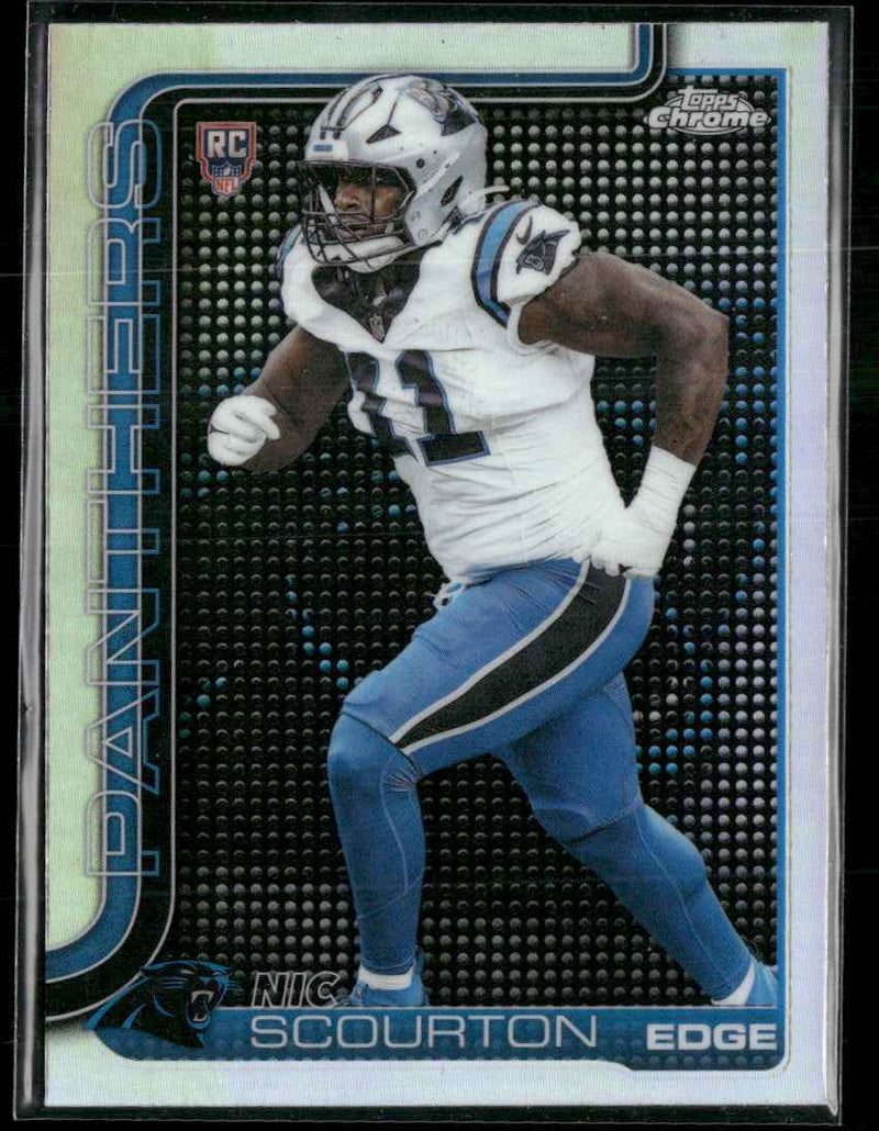 2025 Topps Chrome Lightboard Logo Nic Scourton Rookie #353