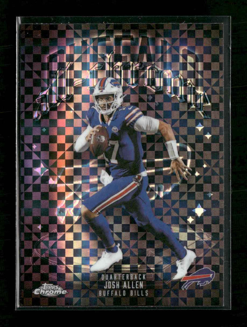 2025 Topps Chrome All-Chrome Team X-Fractor Josh Allen #ACT-2