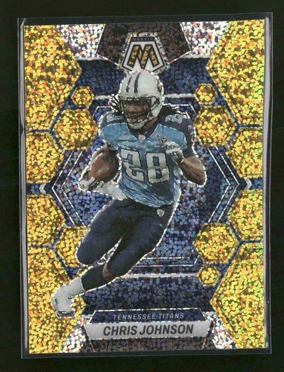 2023 Panini Mosaic Gold Sparkle Chris Johnson #/24 #242
